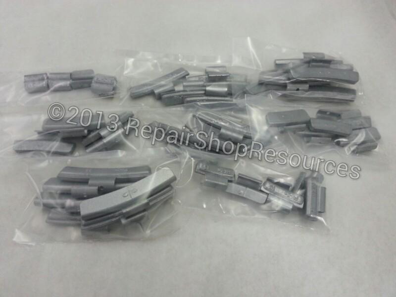 40 piece FN Style Wheel Weight Assortment, Clip on balancing 10-45 g MADE IN USA, US $32.95, image 2