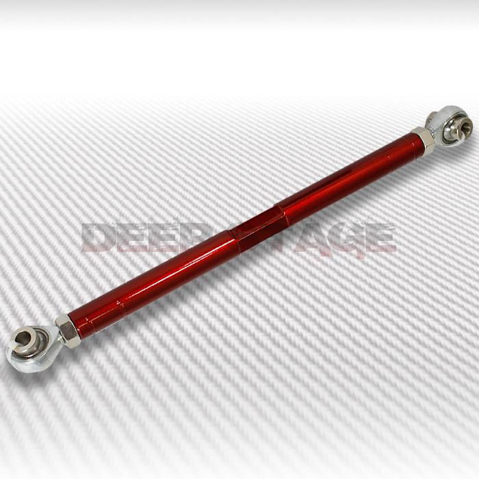 89-98 240sx s13 s14 stainless rear lower traction support tie rod/bar/arm red