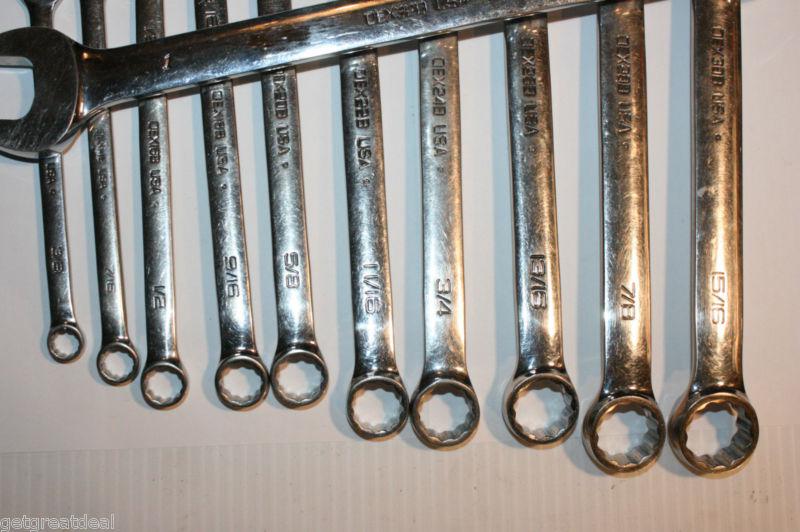 SNAP-ON TOOLS 12-POINT STANDARD LENGTH COMBINATION WRENCH SET 1