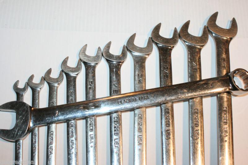 SNAP-ON TOOLS 12-POINT STANDARD LENGTH COMBINATION WRENCH SET 1