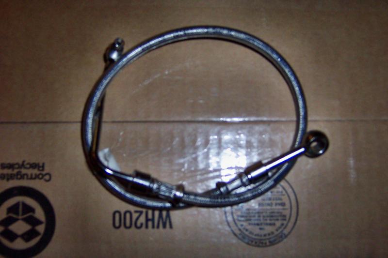 Accel 80024 stainless front brake line 23", 82-83 fx,xl (oem 45126-82)