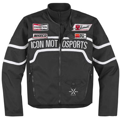Icon jacket sidewinder black sm 2820-2039