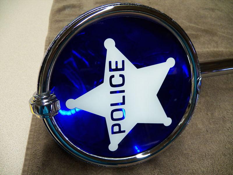 Trippe running board spot police f/chevrolet,ford,pontiac,studebaker,nash,buick