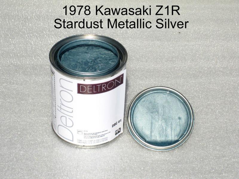 Find KAWASAKI PAINT 1978 Z1R 1000 STARDUST METALLIC SILVER RESTORATION