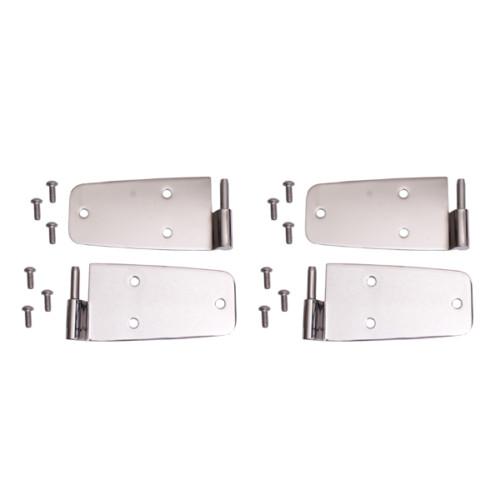 Find Door Hinges Stainless Steel Polished for 19761993 Jeep in