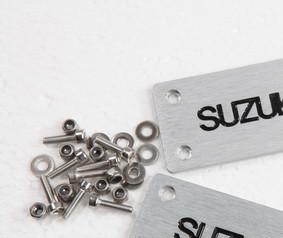 Fit for suzuki sport  custom design floor mat carpet emblem badge 2pcs/set