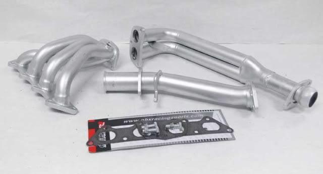 Obx header 89-94 eagle talon eclipse manifold silver paint