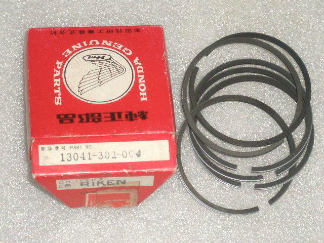 1969-1973 honda ca175 cb175 cl175 sl175 cb 175 piston rings set 2 0.75mm oem nos