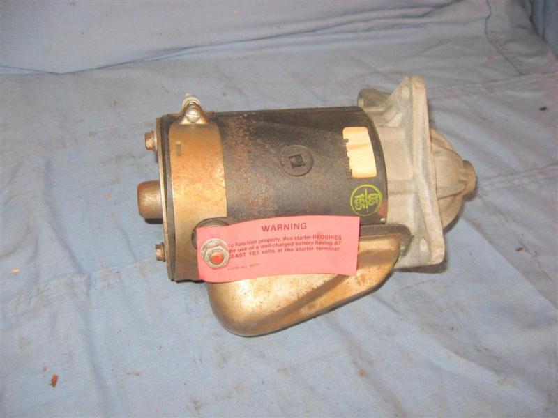 Rebuilt starter motor ford d1zf-11131-ab d4zf011991-ab4 oem never used wow