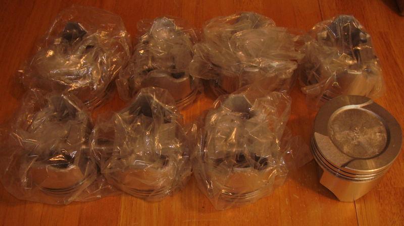 New ford 400 hi-tech pistons & pins 4.040" part#: 7160 +.040 t-bird f100