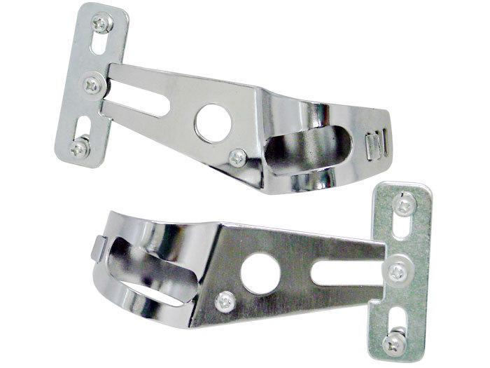 Chrome headlight mount bracket fork ears motorcycle chopper cafe racer 35mm-43mm