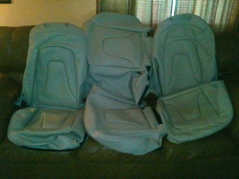2012 Audi A4 Original Factory Complete Set Beige Leather Seat Covers Super Buy!, US $700.00, image 5