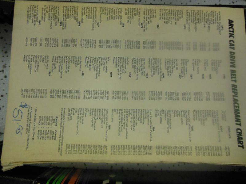 arctic cat belt 0627-003, US $10.00, image 2