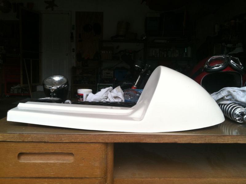 Sell Fiberglass Motorcycle Cafe Racer Seat Pan in Machesney Park