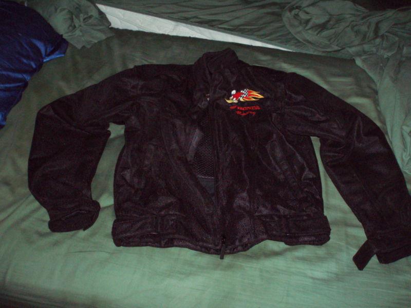 Honda rider collection  honda racing jacket, padded woody, size m, by intersport