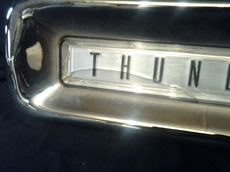 1964 Ford Thunderbird Rear5 Bumper Center Script Ornament, US $60.00, image 2