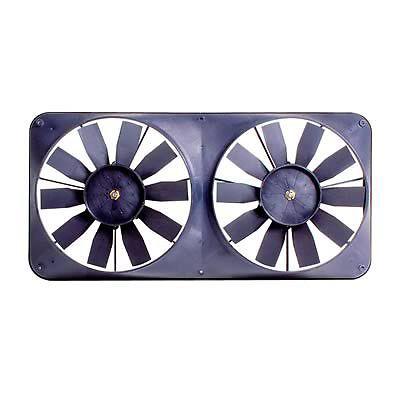 Flex-a-lite compact dual electric fan 2,029 cfm puller 11" dia dual 330
