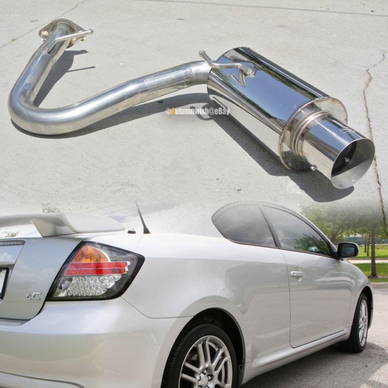 Sell 0510 Scion tC Stainless Axle back Exhaust Chrome Muffler 4