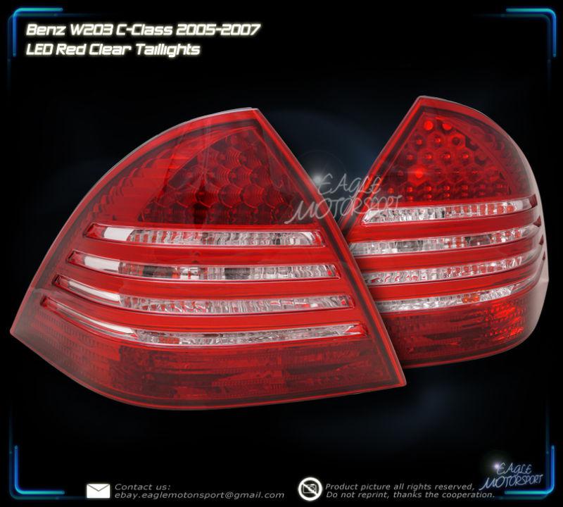 Purchase 20012003 Mercedes Benz W203 C Class Red Smoke Tail Lights