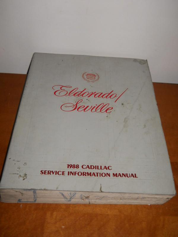 1988 cadillac eldorado & seville used original h-2516 service information manual