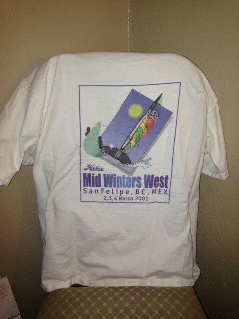 Hobie north american racing san felipe, mexico 2001 racing mid winters shirt xl