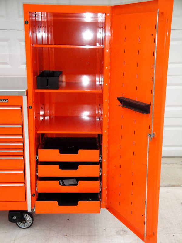 Snap On KRL1022 Orange Double Bank Tool Box Toolbox & Full Size KRL1012 Locker, US $5,250.00, image 6