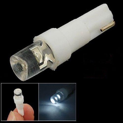 10pcs t5 car auto led wedge instrument light bulb lamp bright white 12v dc hot