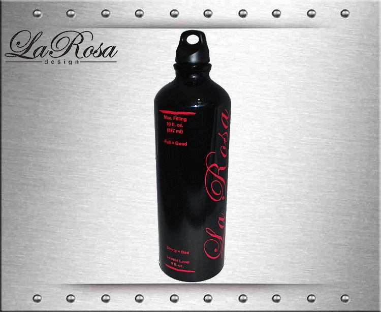 La Rosa Black Leather Harley Softail Sportster Front Tool Bag + Spare Gas Bottle, US $104.95, image 5