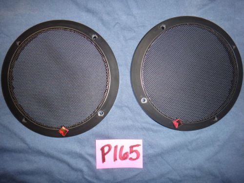 Rockford fosgate speaker grill cover p165  6.5&#034;   6 1/2&#034; grills cover pairs