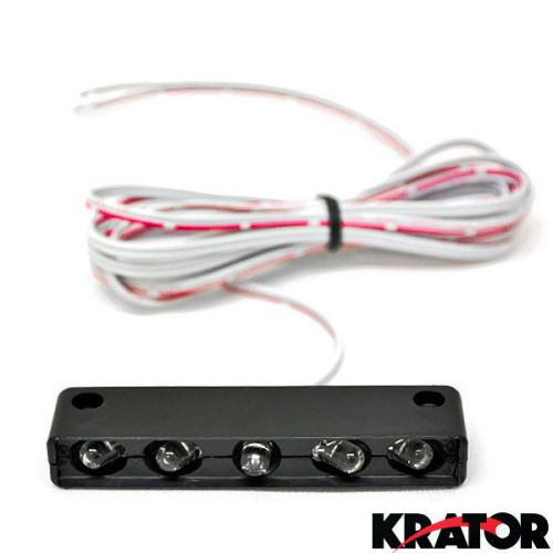 Sell Universal White LED License Plate Tag Bracket Light Pod Motorcycle