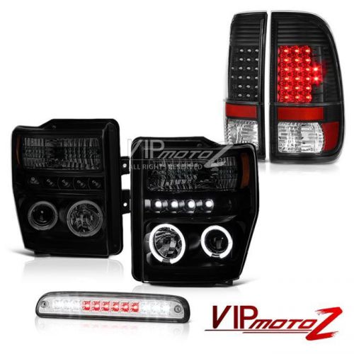 Sell 20082010 Ford F350 Angel Eye Headlights LED Bulbs Tail Lights Third Brake Cargo in Walnut