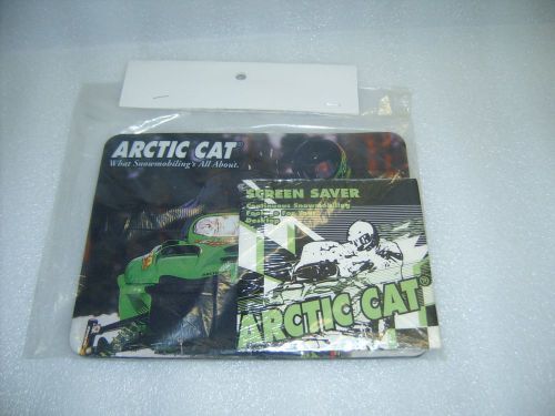 Vintage arctic cat 2002 screen saver and mouse pad new in package 4229-126