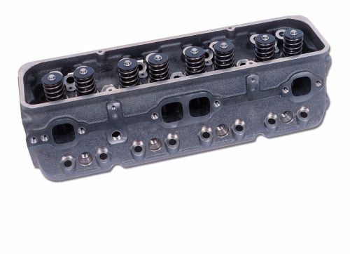 Dart sbc iron eagle 64cc angled plug 2.02/1.60 bare platinum cylinder heads