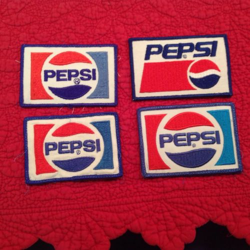 Vintage 4 pepsi-cola route driver iron on shirt patches