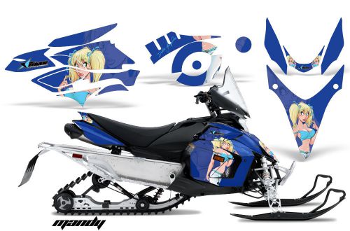 Amr racing yamaha phazer rtx gt snowmobile decal sled graphic kit 07-16 mandy u