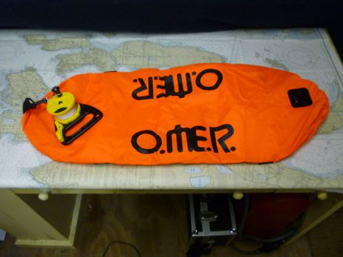 Omer sub float bag / buoy and unidive dive reel