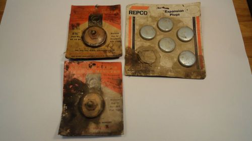 Vintage garage,dorman copper expantion plugs, 2" and 2.25" dc 15 sp