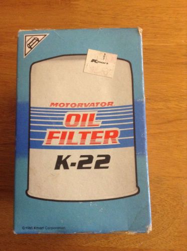 Vintage motorvator k-22 oil filter new in box k-mart nos