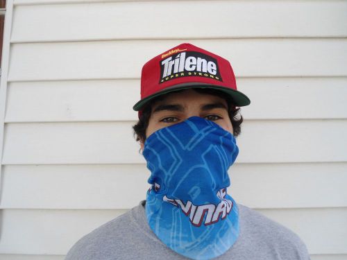 Evinrude e- tec outboard poontoon, bass boat fishing neck &amp; face gaiter