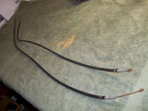 1961 62 chevrolet impala heater defrost dash control panel cables  clean