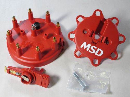 Msd8482 -  msd ignition 8482 male/hei ford distributor brass cap and rotor kits
