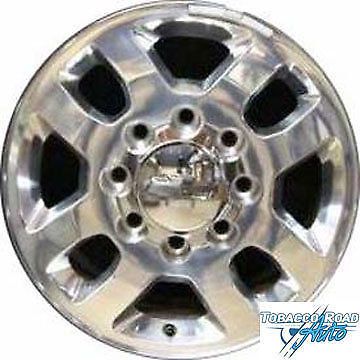 18&#034; 2011 chevrolet silverado 2500 polished alloy wheel