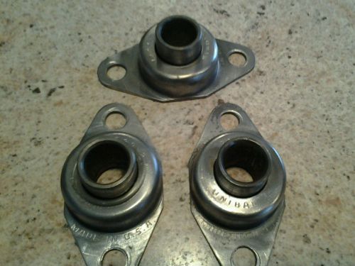 Vintage go kart mini  bike unibal usa  bearings &amp; flanges  3/4" axle jackshaft
