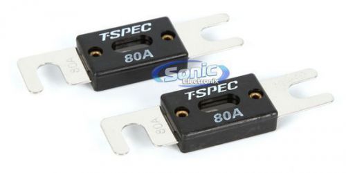 Tspec v8anl80 v8 series 80a nickel plated anl fuses (2)