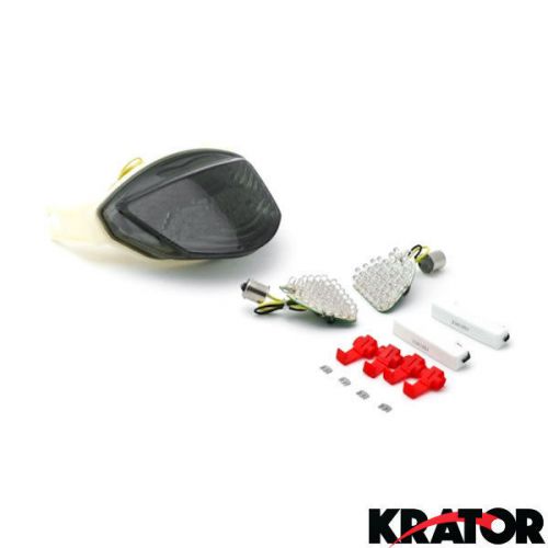 Smoke led tail brake light turn signals blinkers 2005-2006 suzuki gsxr 1000