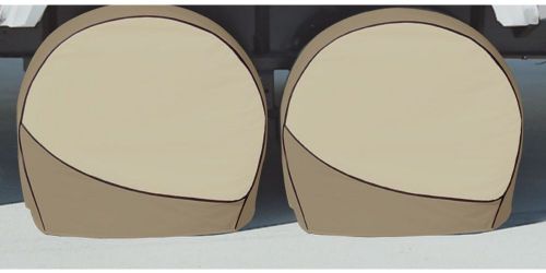Adco set of 4 designer tyre gards for rv / camper / trailer (27" - 29")