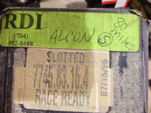 Nascar performance friction  brake pads 7745.83.16.4 brembo wilwood alcon new