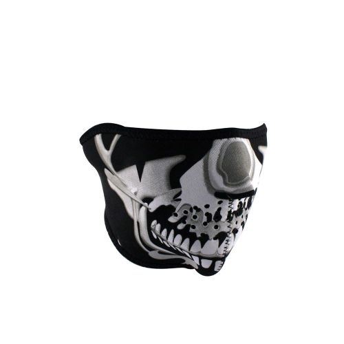Sell CHROME SKULL Motorcycle Biker Ski Paintball Neoprene Face Mask