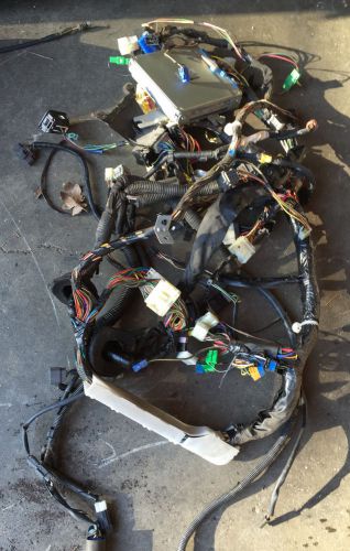 1996 96 subaru impreza l oem bulkhead dash wiring harness 2.2l auto sedan w/ ecu