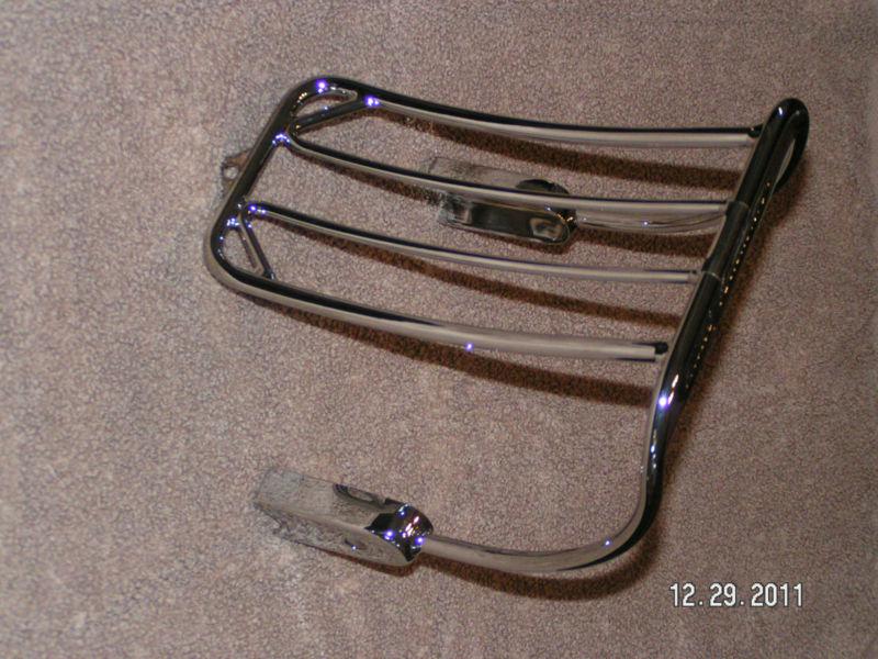 Harley chrome luggage rack
